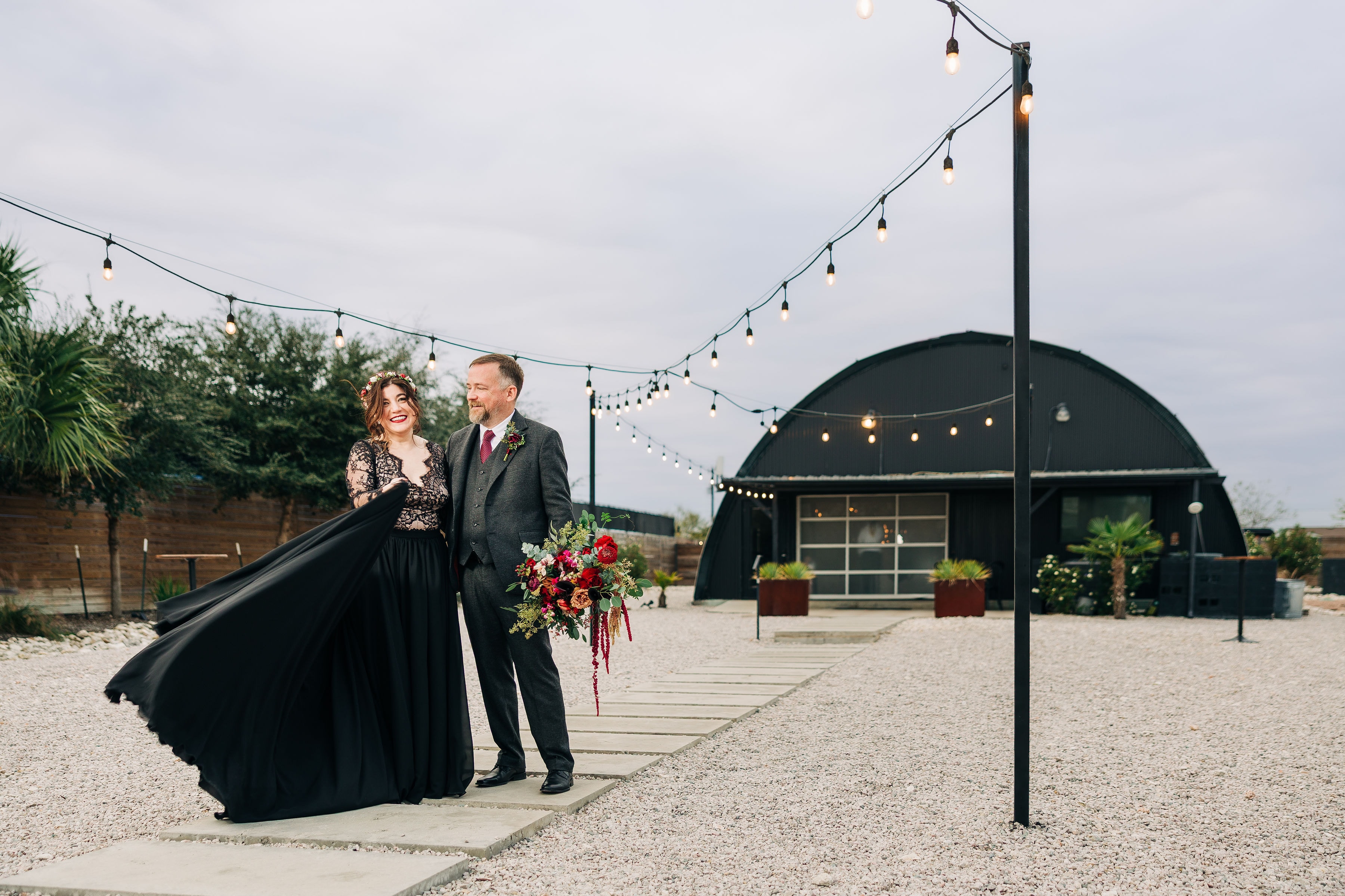 A Moody December Wedding at Camino Real Ranch: Jenn & Billy
